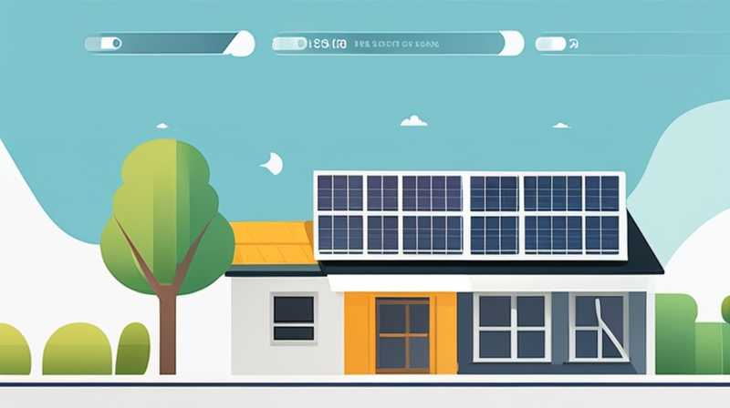 How to install solar panels with self-circulation