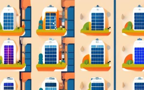 Where does the solar light store electricity?