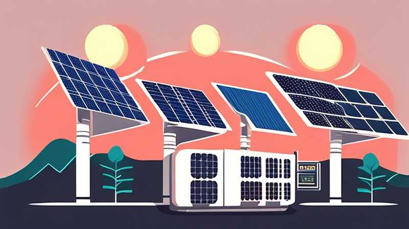 What kind of electricity do solar panels generate?