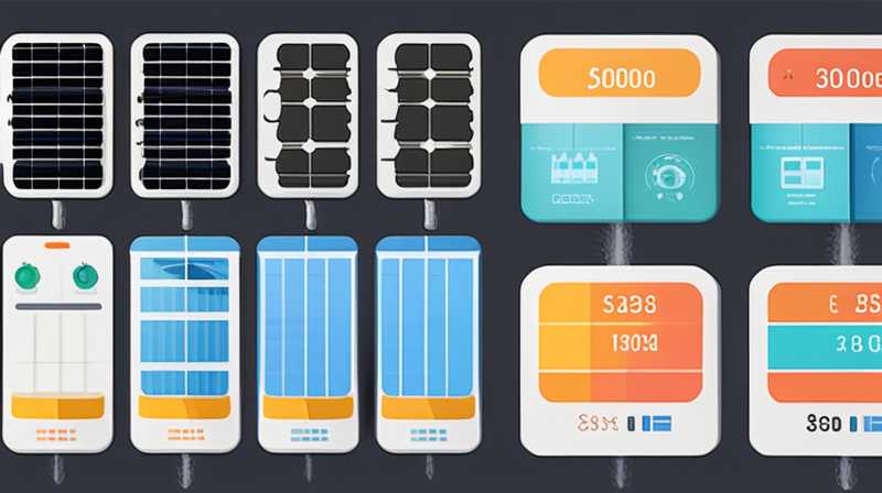 How much does a 3000w solar power generation system cost?