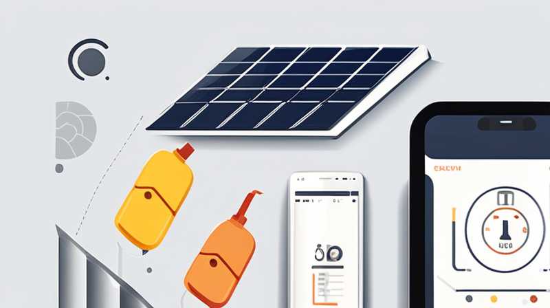 How to change the battery of solar instrument panel