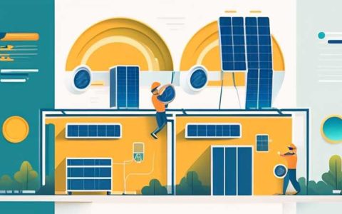 How do employees check solar panels?