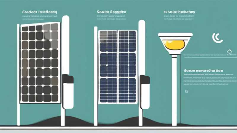 How many watts is good for solar street lights