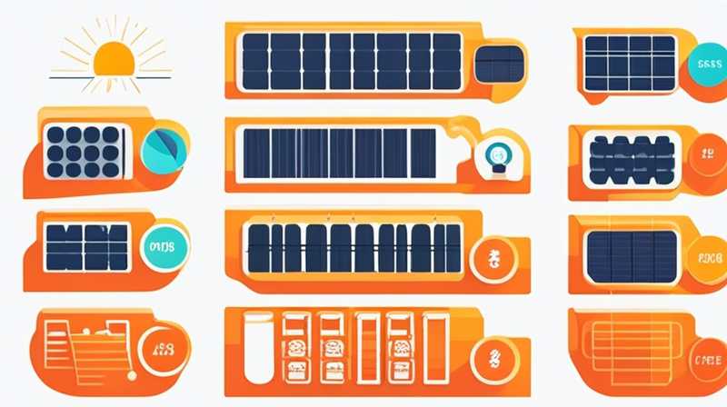 How to write a solar energy additional item list