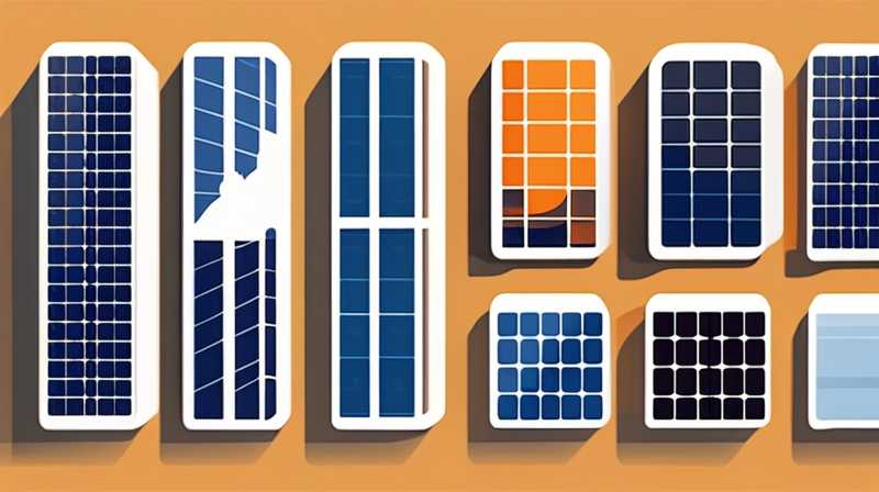 How are solar panels sold?