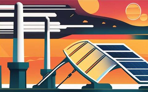 How does a solar power plant work?