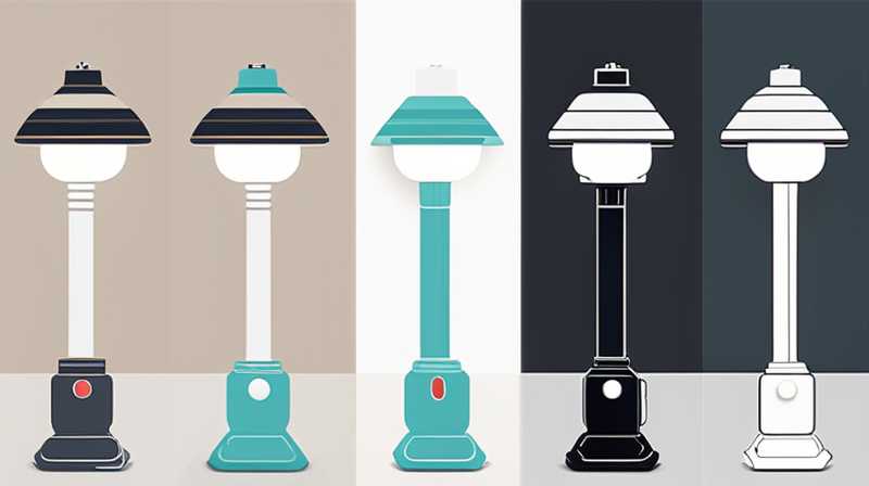 How to disassemble the solar lamp column lamp