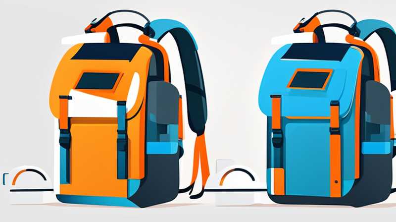 How to use a solar backpack