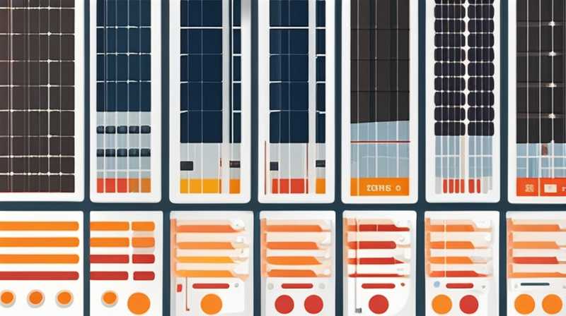 How many solar series and parallel connections are suitable?