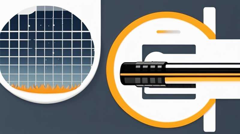 What pipe should be connected to the solar exhaust port