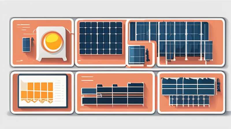 What are the components of solar energy