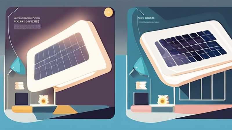 How to disassemble solar indoor lighting