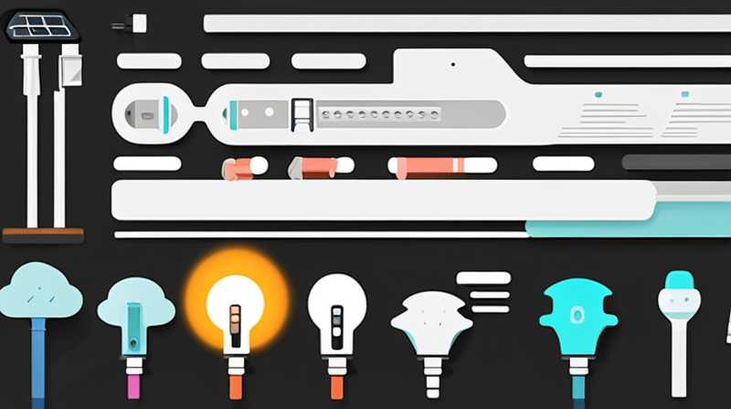 How to connect solar lights to oxygen pumps