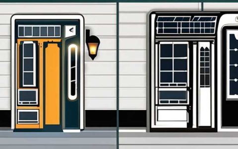 How to install solar door post lights