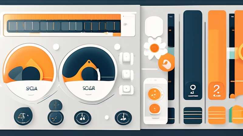 How to adjust solar control