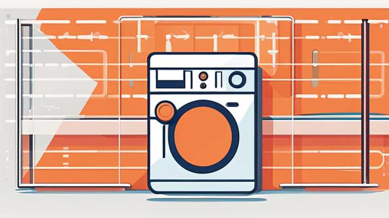 How to connect solar tube to washing machine