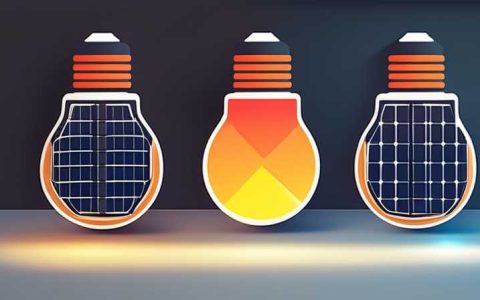 How solar panels light up light bulbs