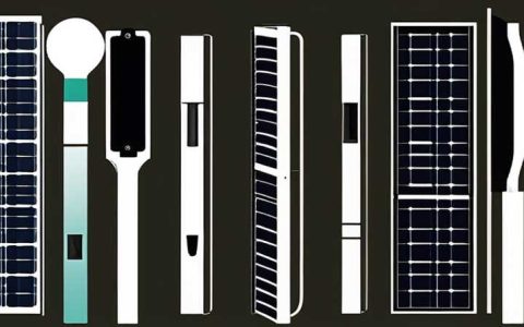 How many watts should the garden solar light be installed?