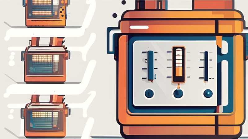 ¿Por qué la caja eléctrica de alto voltaje muestra almacenamiento de energía?