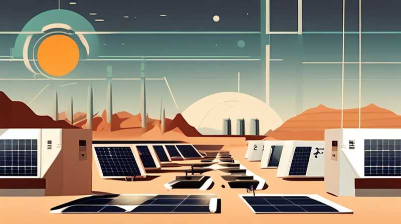 Where are the desert solar power stations?