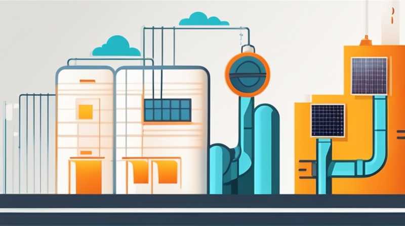 How to seal the solar energy pipeline in a building