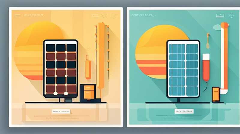 How to connect solar energy to batteries