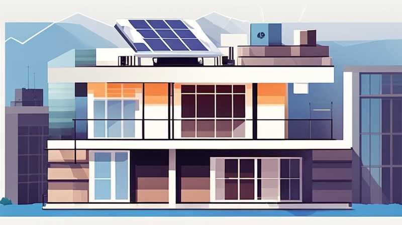 How to install solar energy on the top floor of a high-rise building