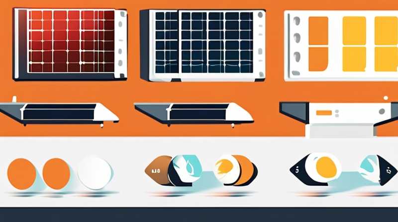 How many watts of light can be installed with solar panels