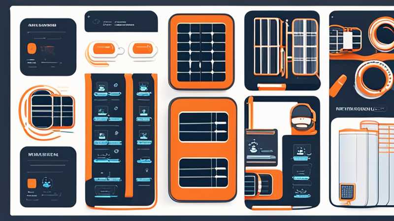 What are the solar products disassembled?