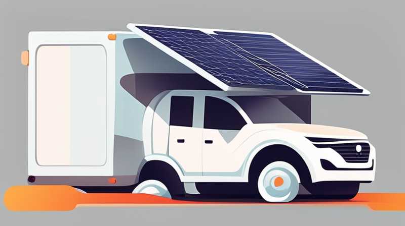 How to install solar energy on the roof of a bed truck