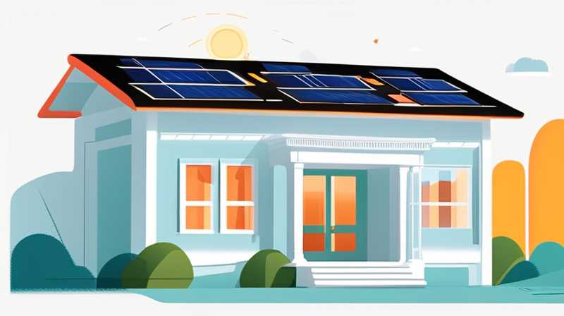 How much does solar energy cost per square meter for a villa