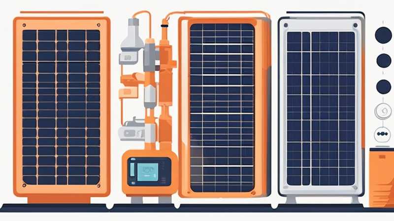 How to connect solar panels to booster pumps