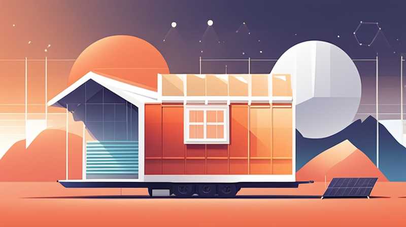 What is a mobile home with solar energy called?