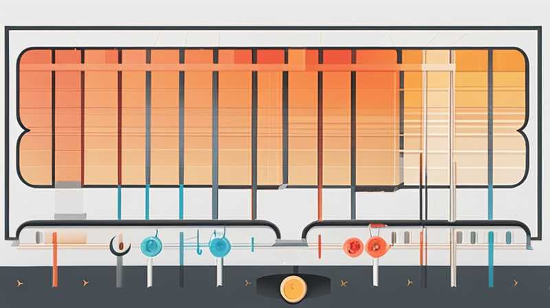 What is the temperature of solar floor heating?