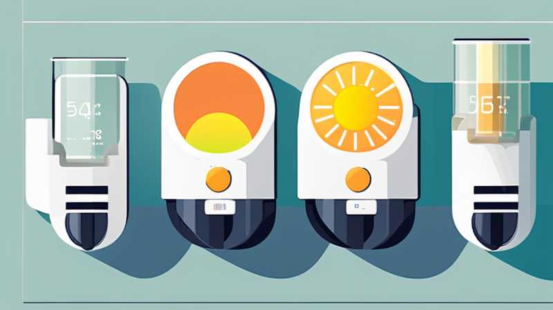 How much does an outdoor solar tube cost per meter?