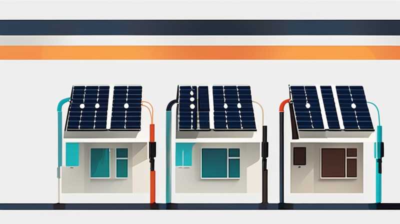 How to connect solar panels in parallel to supply power