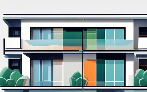 How to block the balcony with wall mounted solar panels