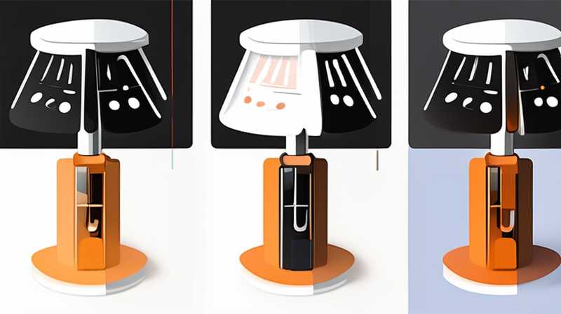What is the wick of a solar powered desk lamp?