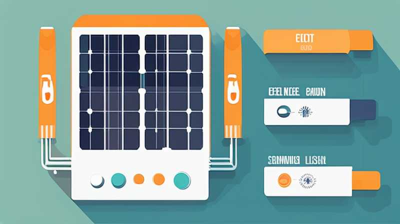 How much current does solar power generation output?