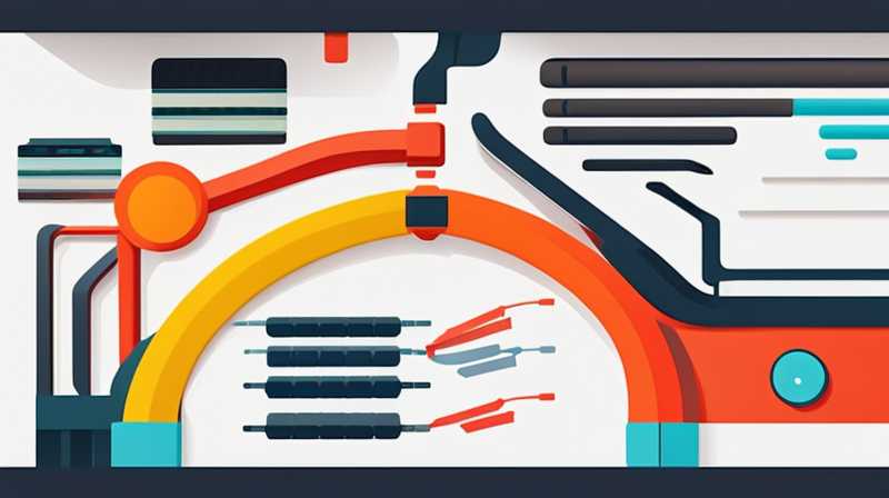 How to arrange solar network cables