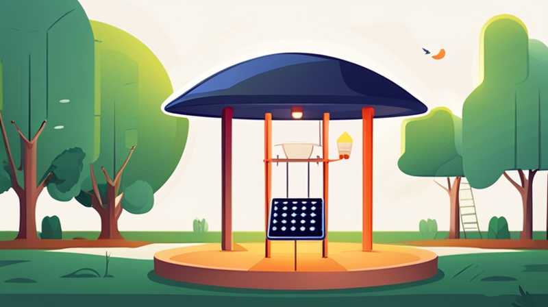 How much does a playground solar garden light cost?