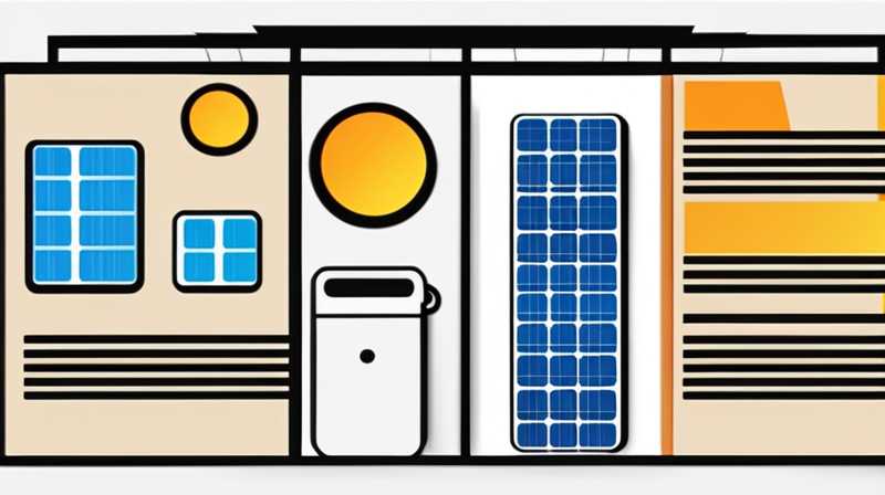 How do solar photovoltaic panels generate electricity for household use?