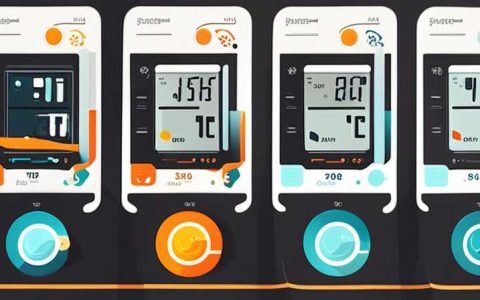 How to read the temperature of a solar meter