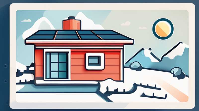 What to do with solar energy when no one is home in winter