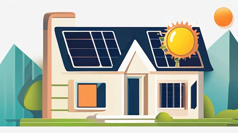 What is the solar panel on a property?