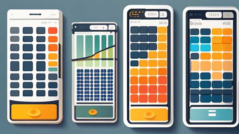 How to calculate the current of solar panels