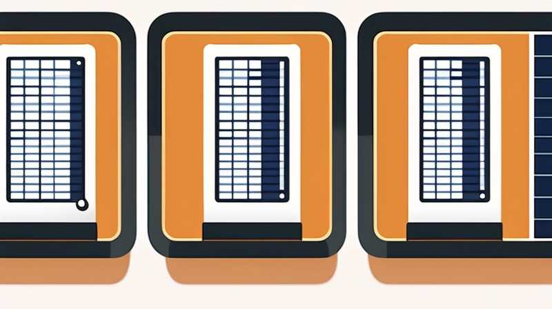 How to know the wattage of solar panels