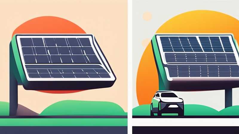 How to charge for roadside solar parking