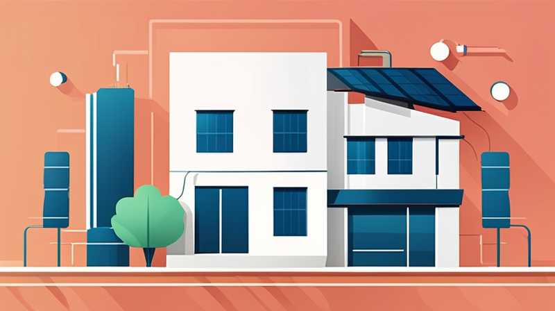 How to charge for removing solar energy from a building?