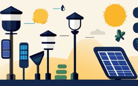 How much power does a solar street light have?